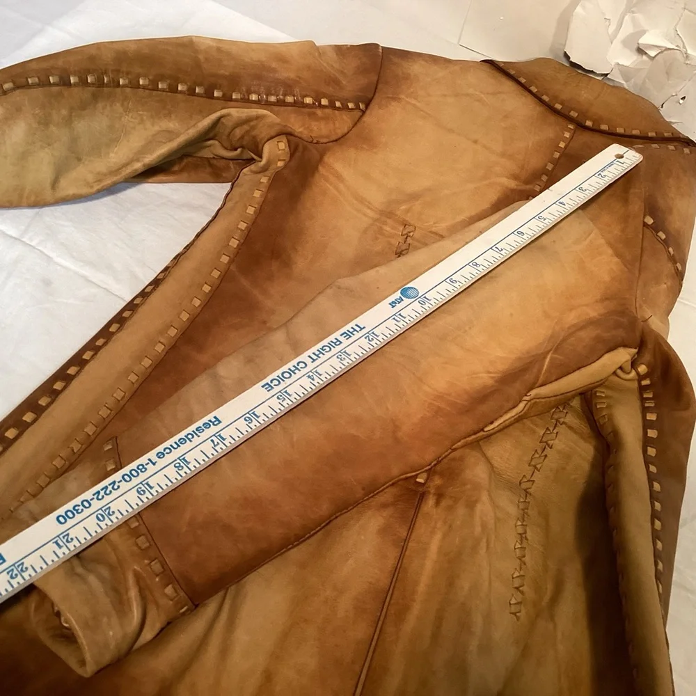 Vintage The Leather Ranch Western Leather Jacket Women’s size medium - Picture 14 of 16